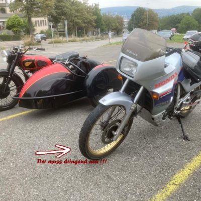 Oldie-Treffen am Albisguetli mit der Transalp